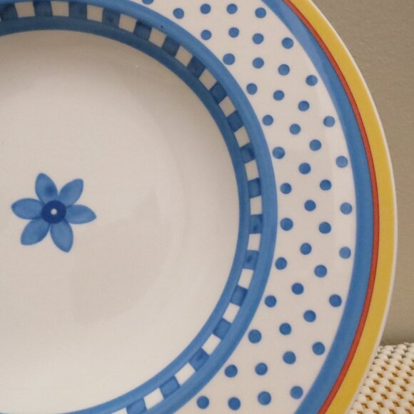 X2 Villeroy & Bock Rim Pasta Soup Bowl Twist-Anna 9.5" Fine Vilbo China Germany - Picture 4 of 6